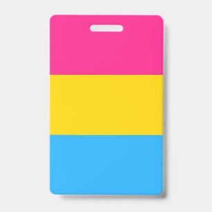Badge Drapeau de fierté pansexuel LGBTQ