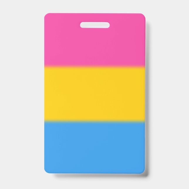 Badge Drapeau de fierté pansexuelle Falln (Avant)