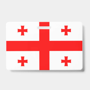 Badge Drapeau de Géorgie