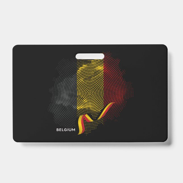 Badge Drapeau de la Belgique (Avant)