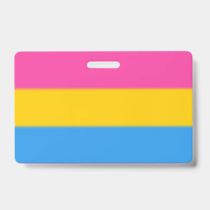 Badge Drapeau de la fierté pansexuelle de Falln