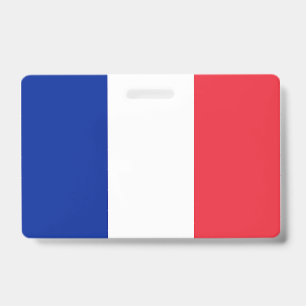 Badge Drapeau de la France