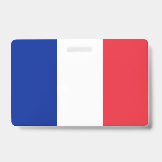Badge Drapeau de la France (Avant)