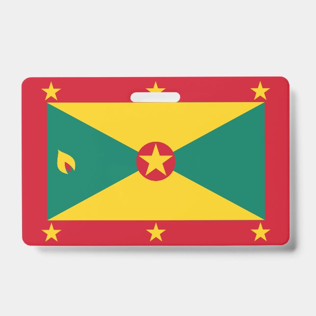 Badge Drapeau de la Grenade (Avant)