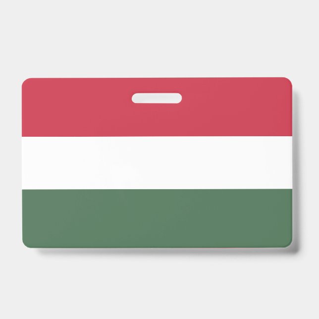 Badge drapeau de la Hongrie (Avant)