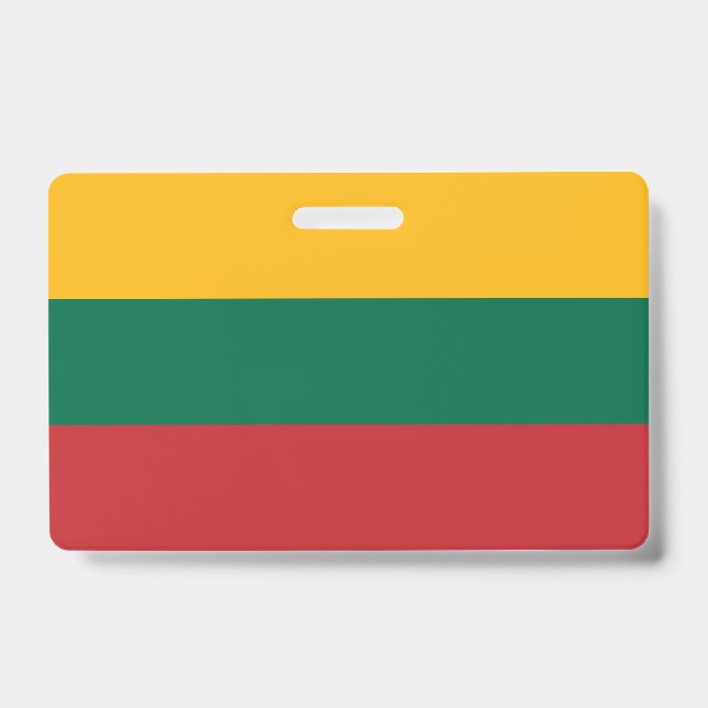 Badge Drapeau de la Lituanie (Avant)