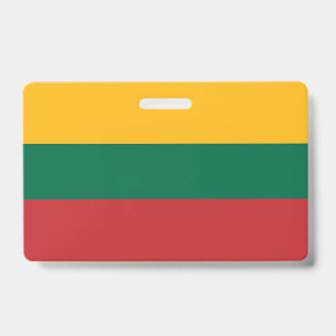 Badge drapeau de la Lituanie