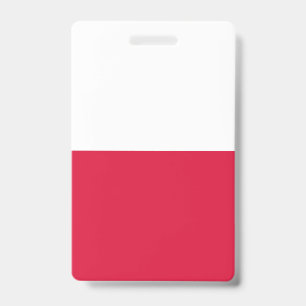 Badge Drapeau de la Pologne