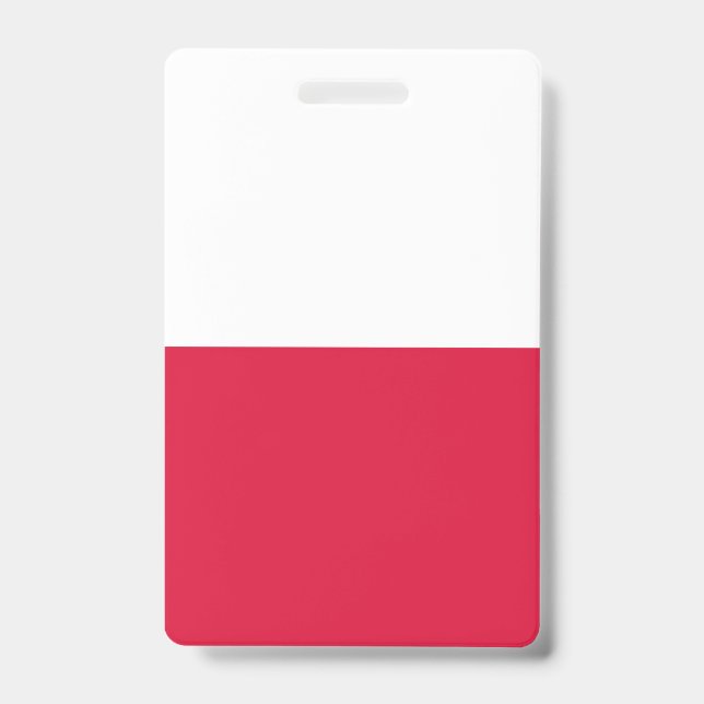 Badge Drapeau de la Pologne (Avant)