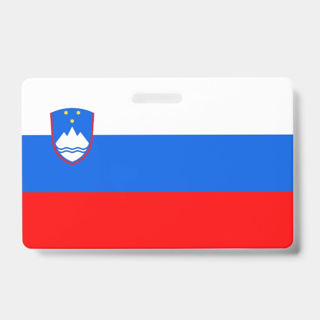 Badge Drapeau de la Slovénie (Avant)