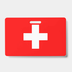 Badge Drapeau de la Suisse