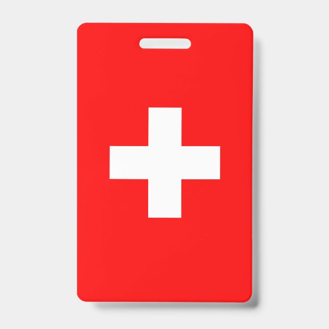Badge Drapeau de la Suisse (Avant)