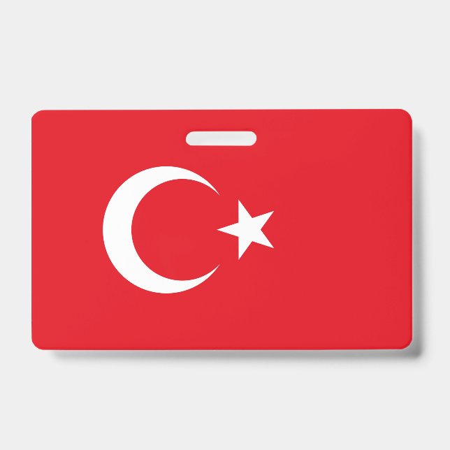 Badge Drapeau de la Turquie (Avant)