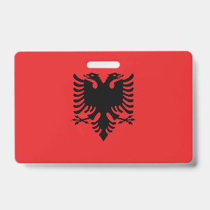 Badge Drapeau de l'Albanie