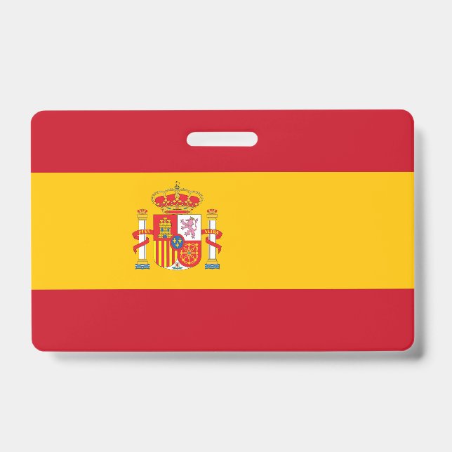 Badge Drapeau de l'Espagne (Avant)