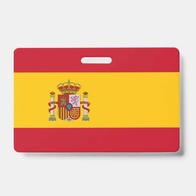 Badge Drapeau de l'Espagne (Avant)