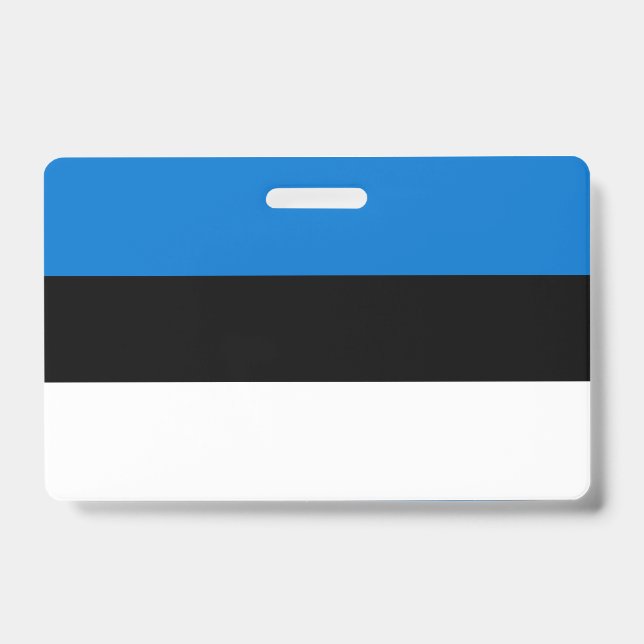 Badge Drapeau de l'Estonie (Avant)