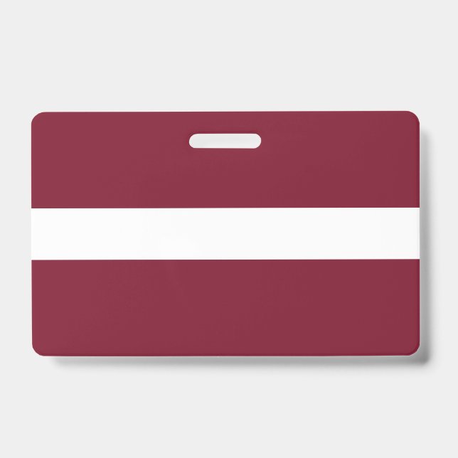 Badge Drapeau de Lettonie (Face)