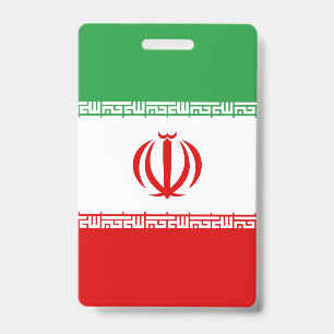 Badge Drapeau de l'Iran