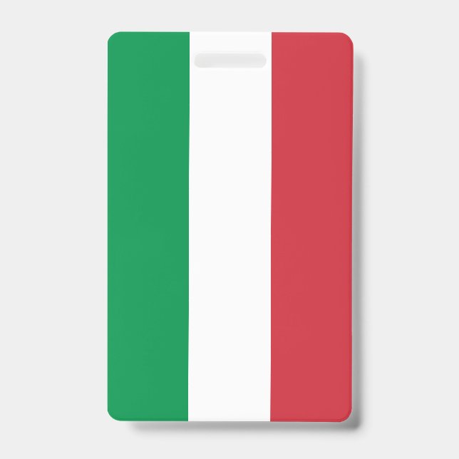 Badge Drapeau de l'Italie (Avant)