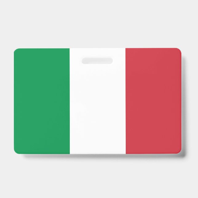 Badge Drapeau de l'Italie (Avant)