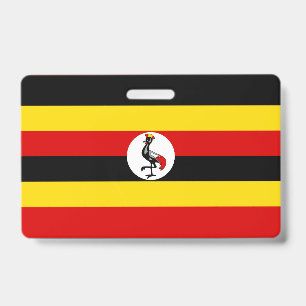 Badge Drapeau de l'Ouganda