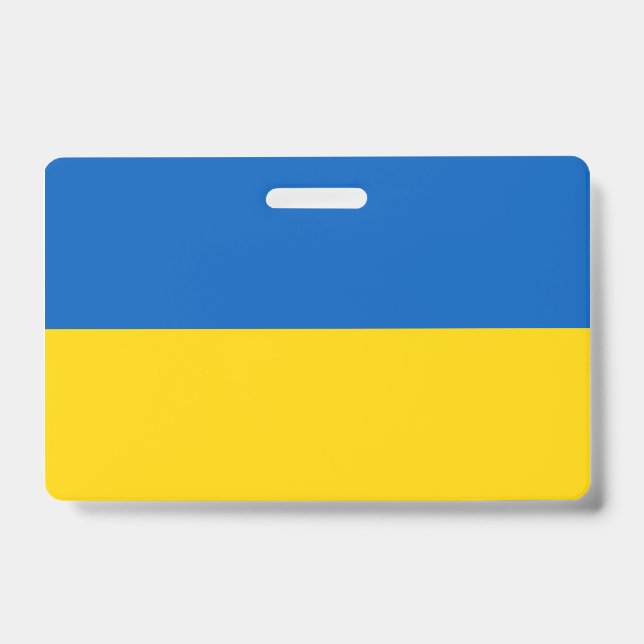 Badge Drapeau de l'Ukraine (Avant)