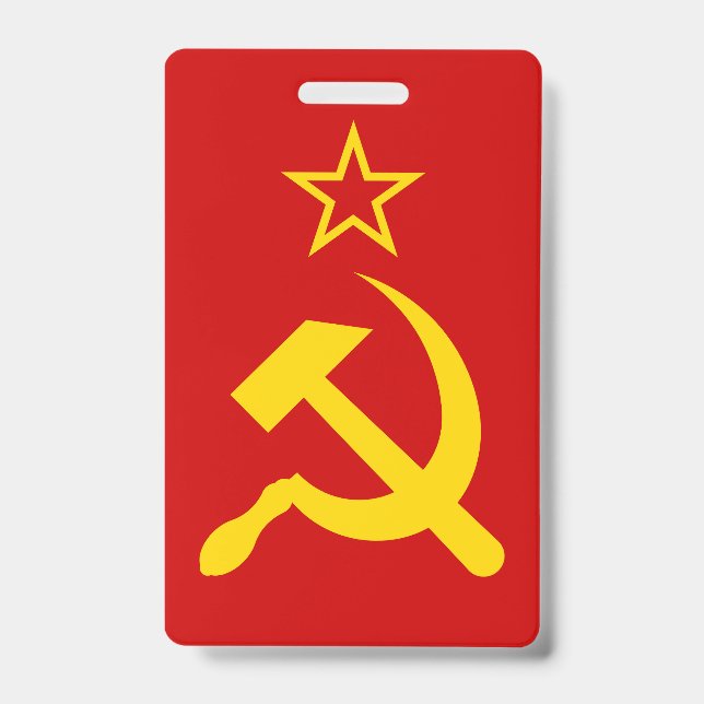 Badge Drapeau de l'URSS - Drapeau de l'Union soviétique (Avant)