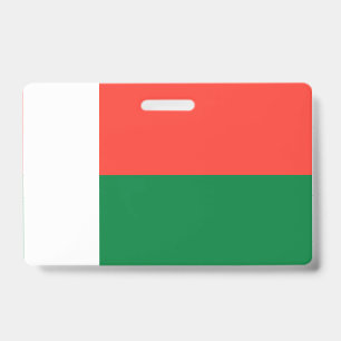 Badge Drapeau de Madagascar
