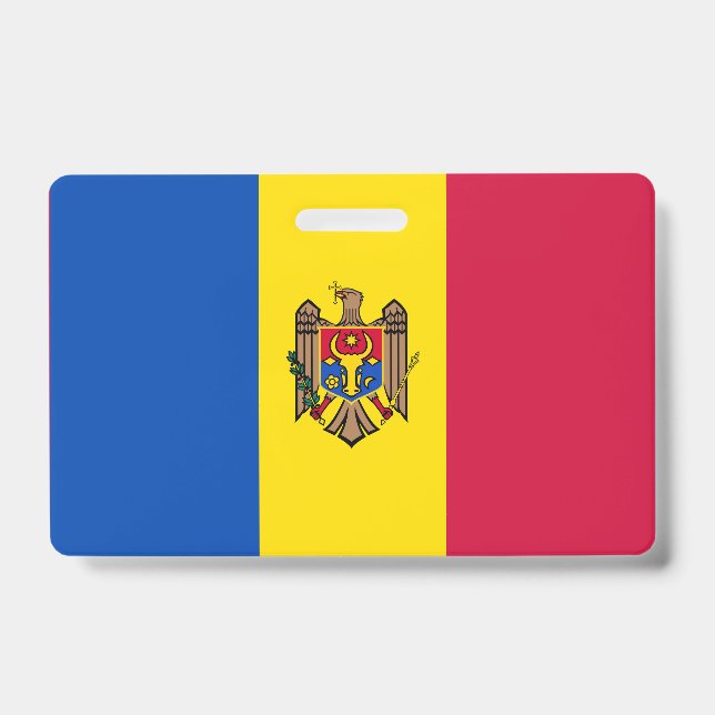 Badge Drapeau de Moldavie (Avant)