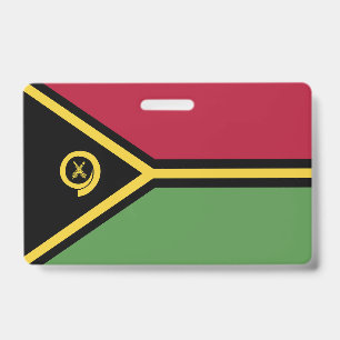 Badge Drapeau de Vanuatu