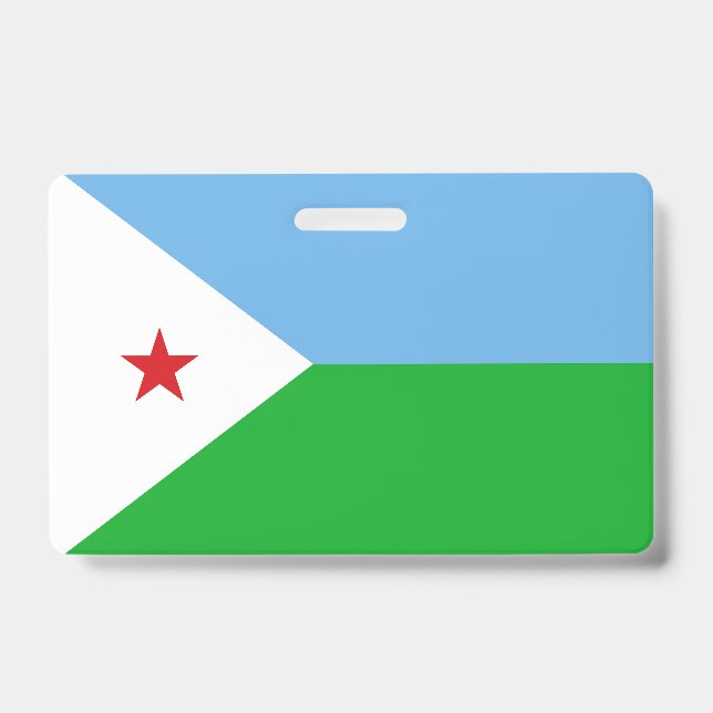 Badge Drapeau Djibouti (Avant)