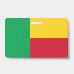 Badge Drapeau du Bénin