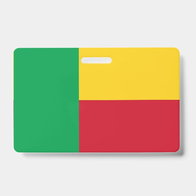 Badge Drapeau du Bénin (Avant)