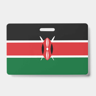 Badge Drapeau du Kenya