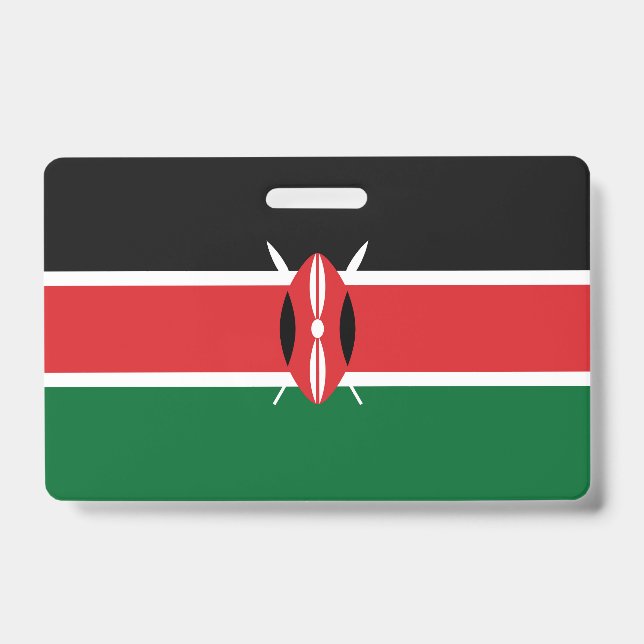 Badge Drapeau du Kenya (Avant)