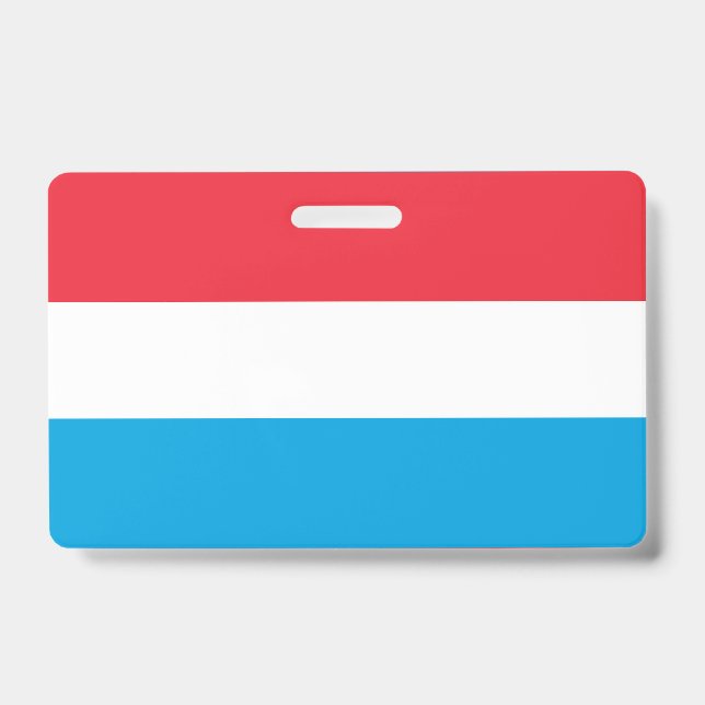 Badge drapeau du Luxembourg (Avant)