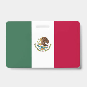 Badge Drapeau du Mexique