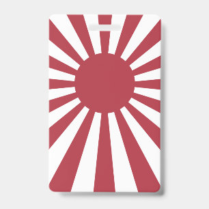 Badge Drapeau du Soleil Levant de l'Empire du Japon, d'E