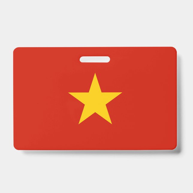 Badge Drapeau du Vietnam (Avant)
