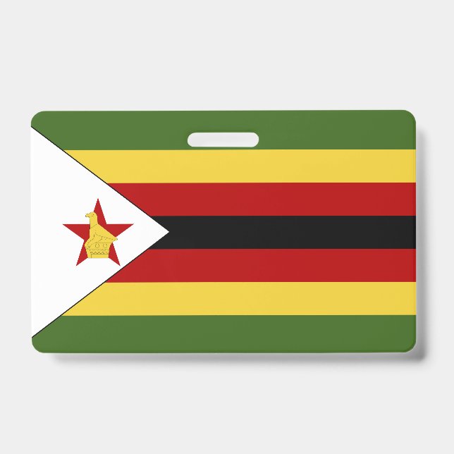 Badge drapeau du Zimbabwe (Avant)