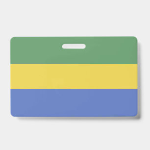 Badge Drapeau Gabon