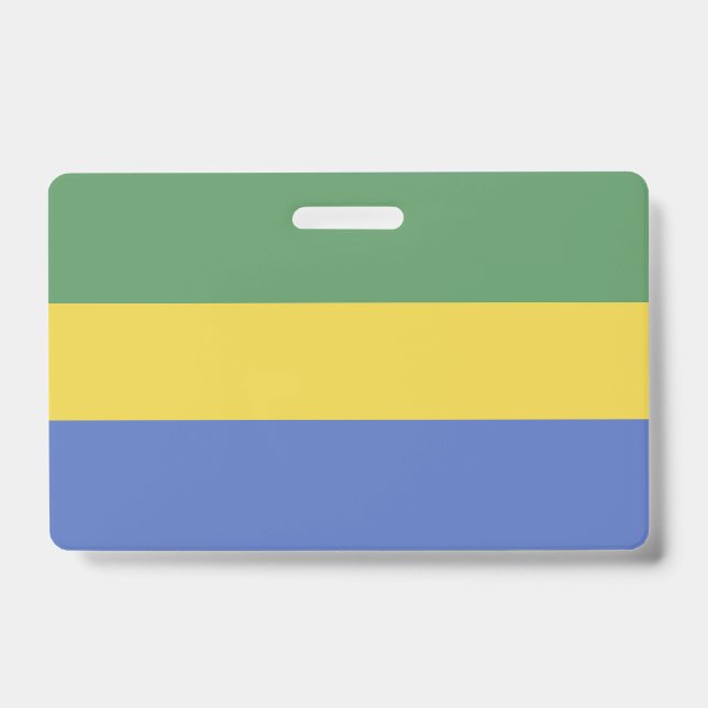 Badge Drapeau Gabon (Avant)