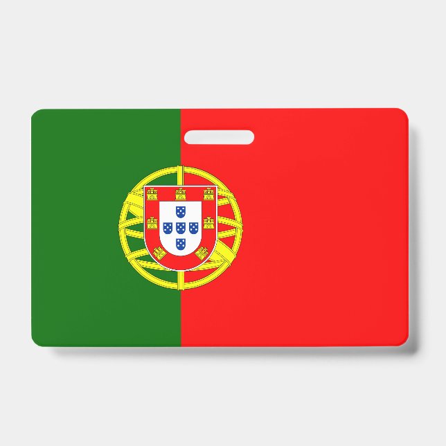 Badge Drapeau Portugal Insigne vertical (Avant)