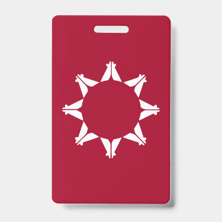 Badge Drapeau sioux oglala lakota