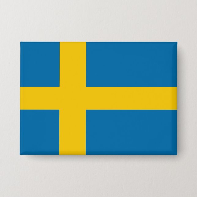 Badge Drapeau suédois (Recto)