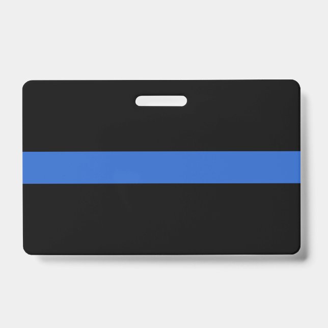 Badge Drapeau Thin Blue Line symbole de solidarité de la (Avant)