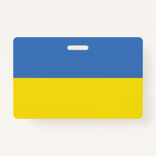 Badge Drapeau ukrainien Slava Ukraini С л а в а р У к  d