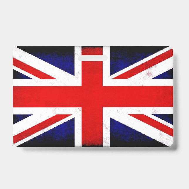 Badge Drapeau Union Jack britannique (Avant)