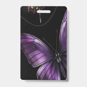 Badge Dreamy Butterfly Motif